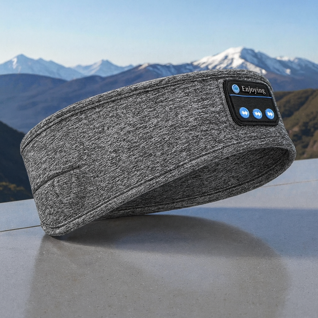 Bandeau avec écouteurs intégrés