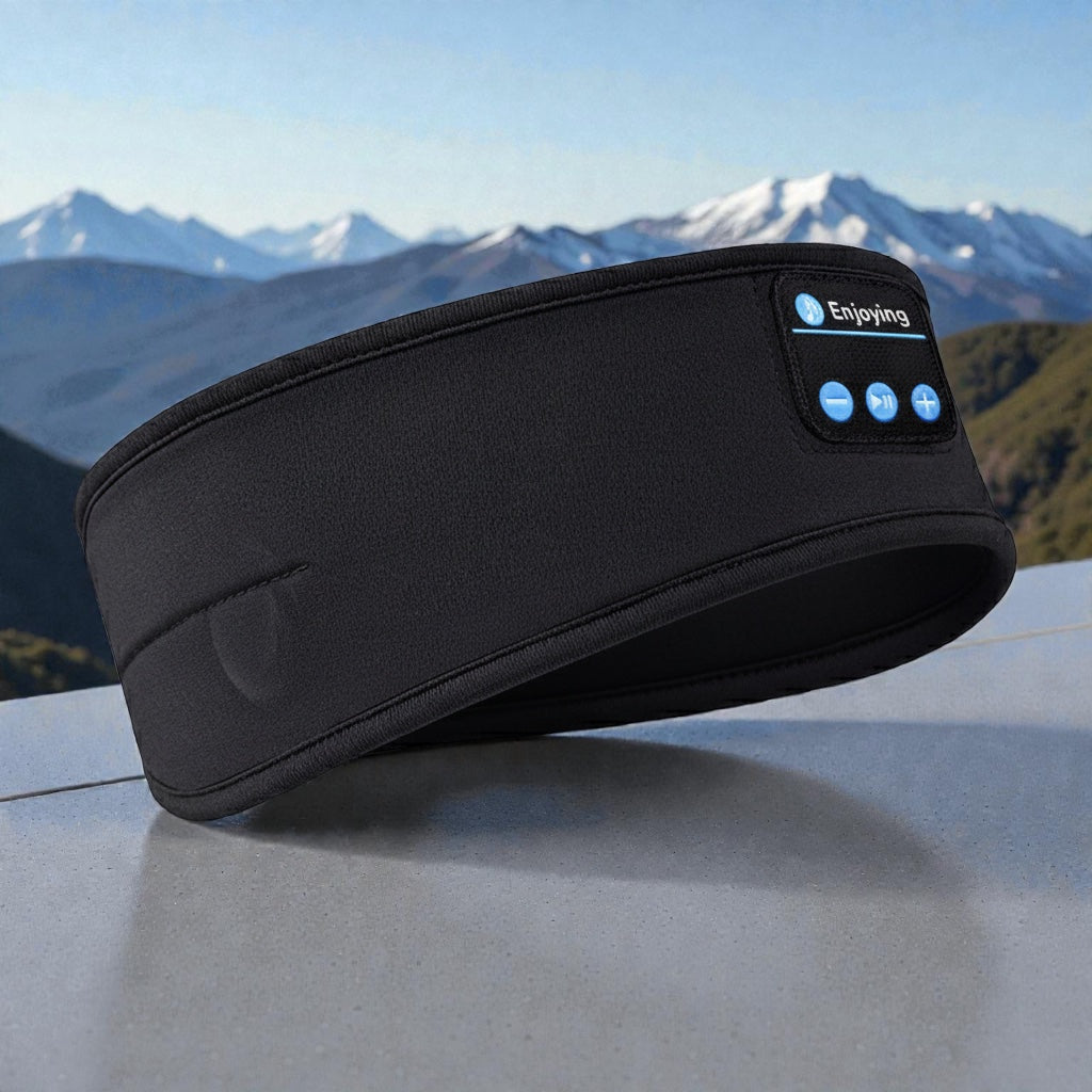 Bandeau avec écouteurs intégrés